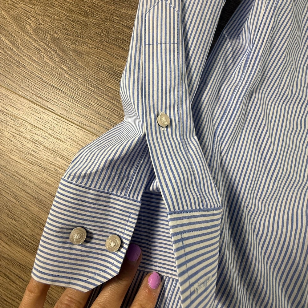 Southern Tide Men's Charleston Granby Striped Sport Button Down L Work Preppy - Picture 13 of 16